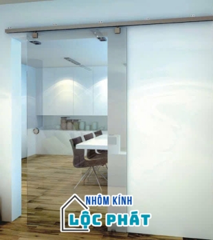 Cửa lùa ray nhôm 3