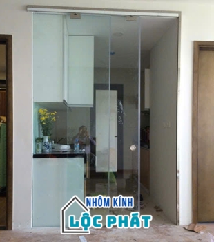 Cửa lùa ray nhôm 4
